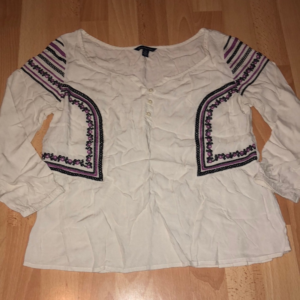 American Eagle Peasant Top
